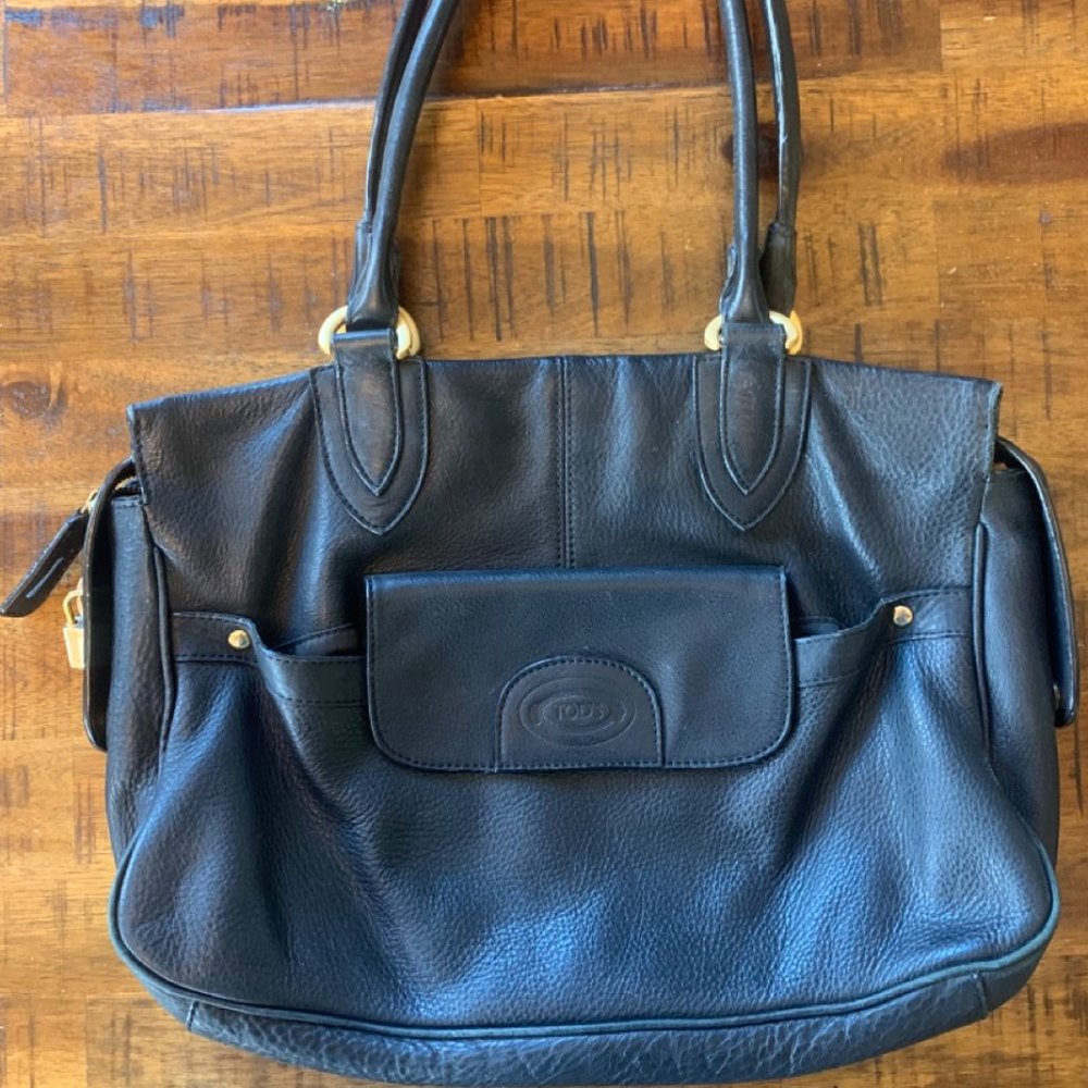 Tod's Black Leather Shoulder‎ Bag